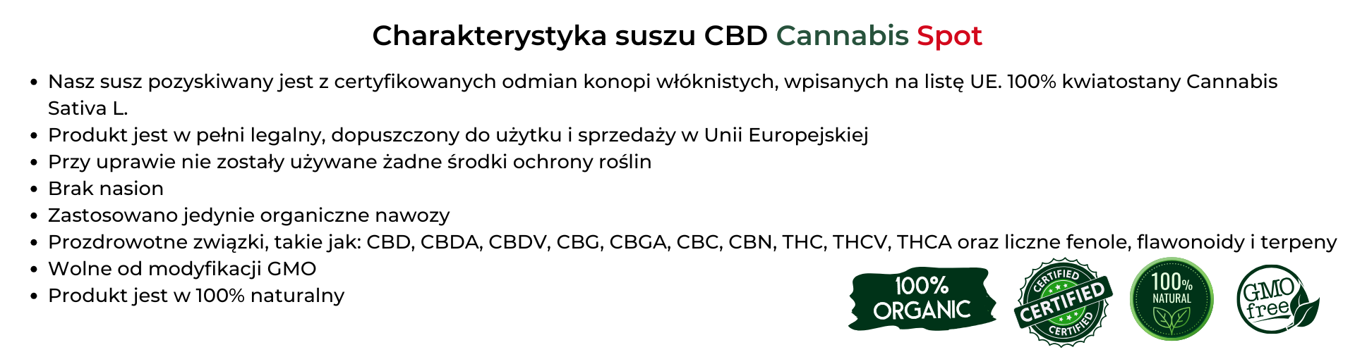 Charakterystyka suszu CBD Cannabis Spot (3)