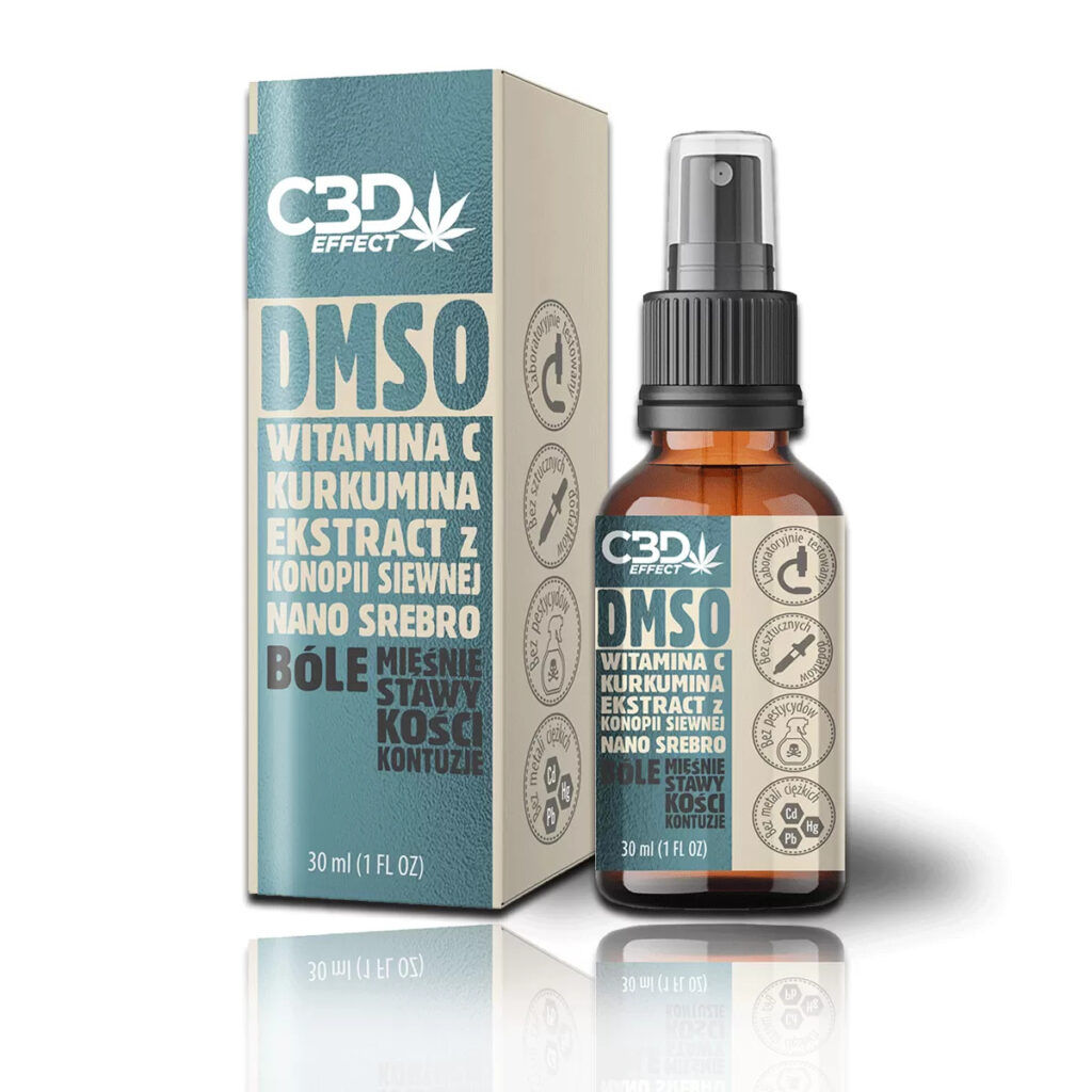 Przeciwbólowy spray DMSO - CBD EFFECT