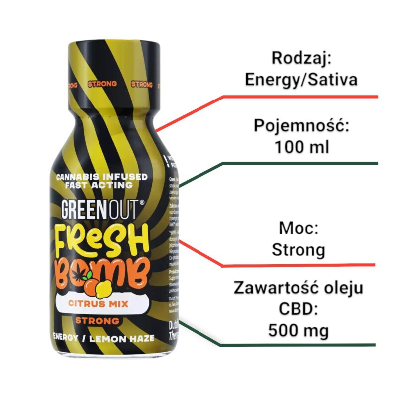 Green out Shot Konopny 100ml