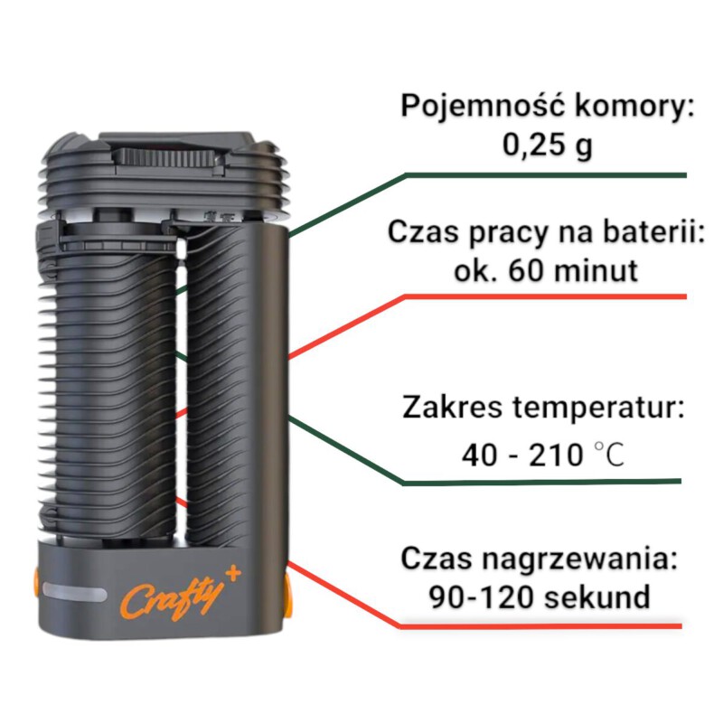 Waporyzator Vaporizer Wapek Crafty+