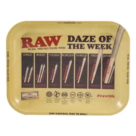 Duża metalowa tacka RAW – Daze Of The Week