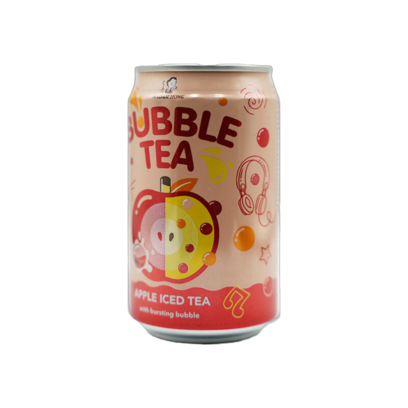 Chá Gelado Bubble Tea de Maçã 320ml Madam Hong - Empório Daruma