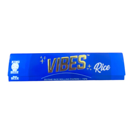 Vibes - Bletki z papieru ryżowego 33szt. + tips king size slim
