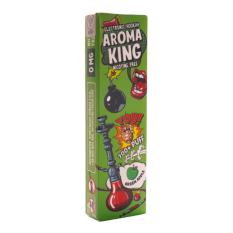 Aroma King - Hookah Green Apple 700 Puffs 0 mg nikotyny