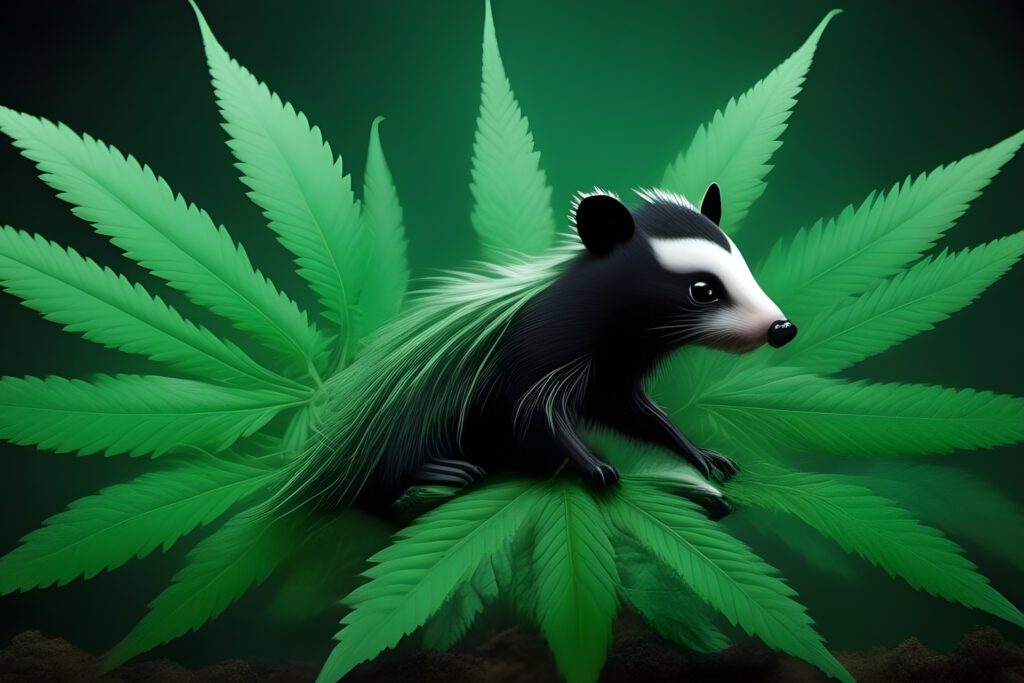 Skunk odmiana marihuany - jak pachnie skunk?