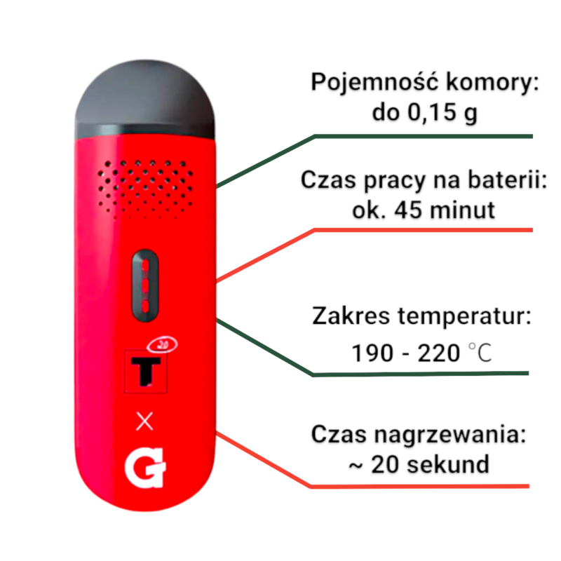 Waporyzator Vaporizer Wapek G-Pen Dash