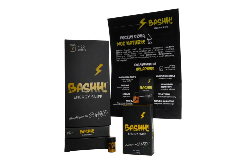 Bashh! Energy Sniff opakowanie, skład i informacje