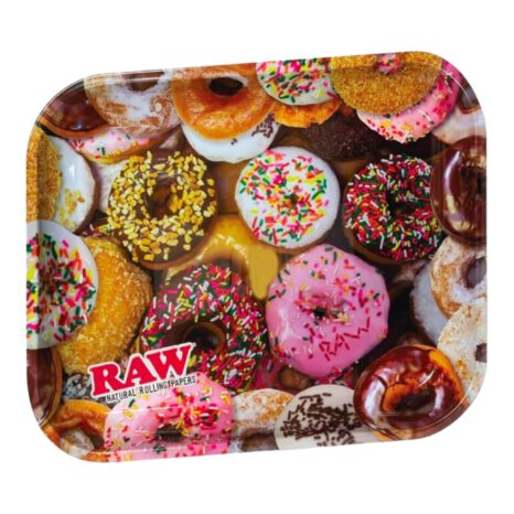 Duża metalowa tacka RAW - Donuts