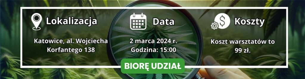 Warsztat konopny Sommelier lokalizacja data i koszt