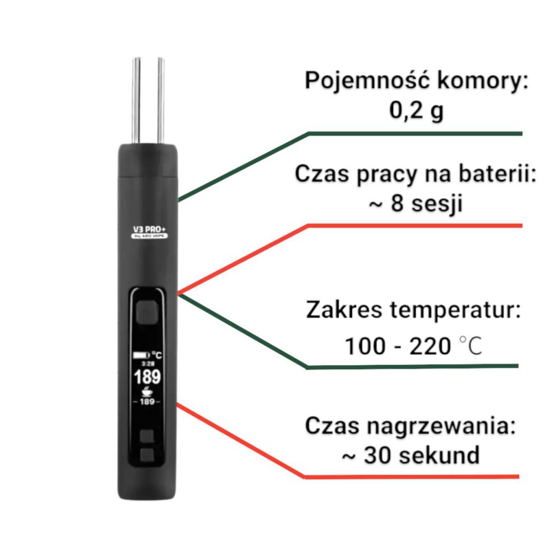 Waporyzator Vaporizer Wapek xmax v3 pro