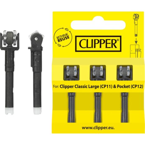 Clipper FLINT Ubijak do tytoniu - blister 3 sztuki