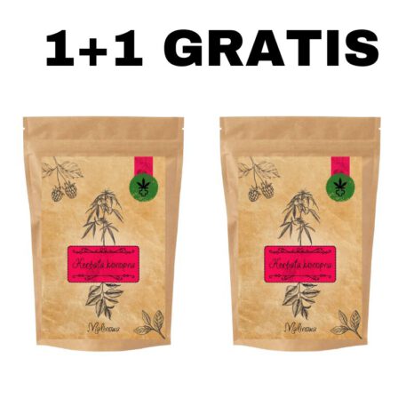 Herbata konopna malinowa 1+1 GRATIS