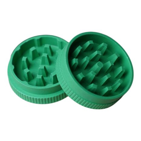 Grinder młynek z włókna konopnego 2-częściowy - Zielony