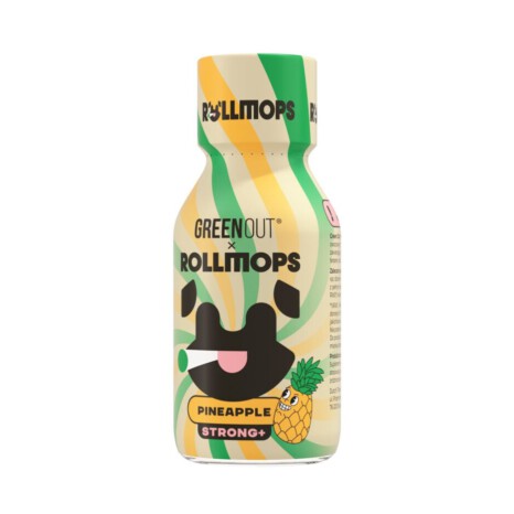 Shot Konopny Strong+ Rollmops Siwy brokuł Rollshot Green out