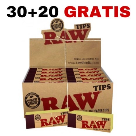 30+20 GRATIS - Zestaw RAW TIPS Filtry 50 sztuk (1)