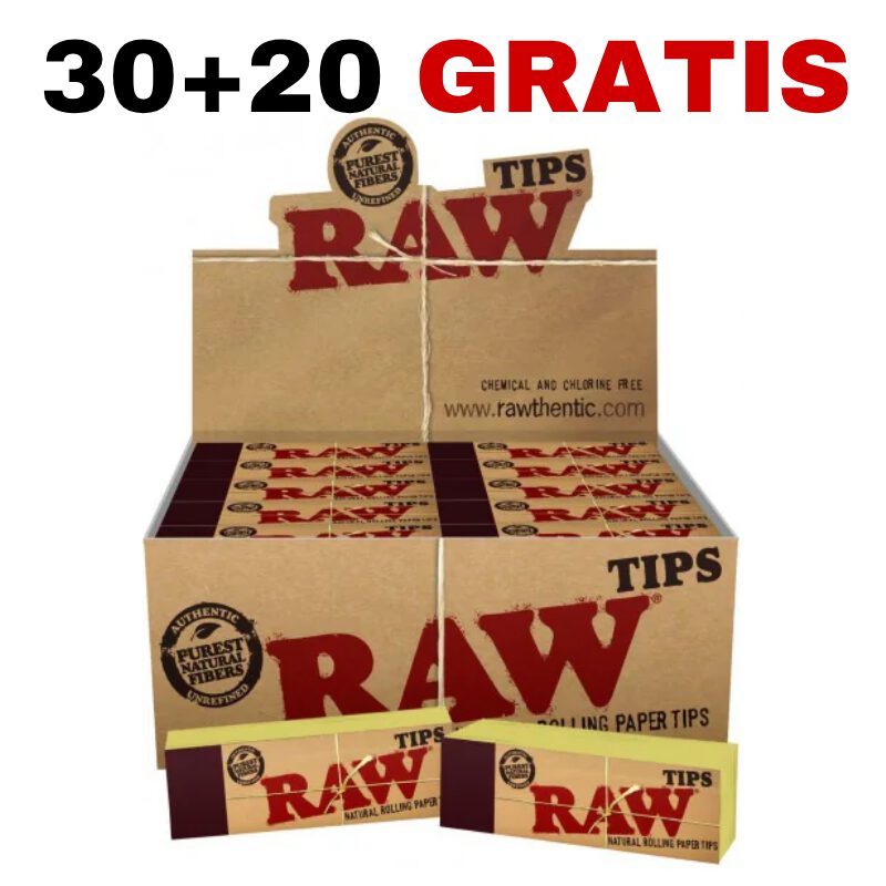 30+20 GRATIS - Zestaw RAW TIPS Filtry 50 sztuk (1)