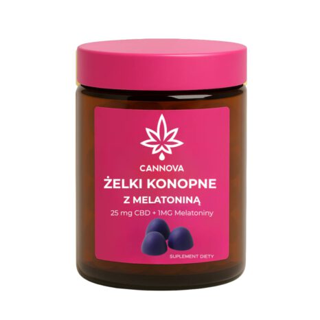 Żelki Cannova CBD + Melatonina 60szt.