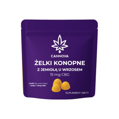 Żelki Cannova CBG+ Wrzos i Jemioła 3szt.