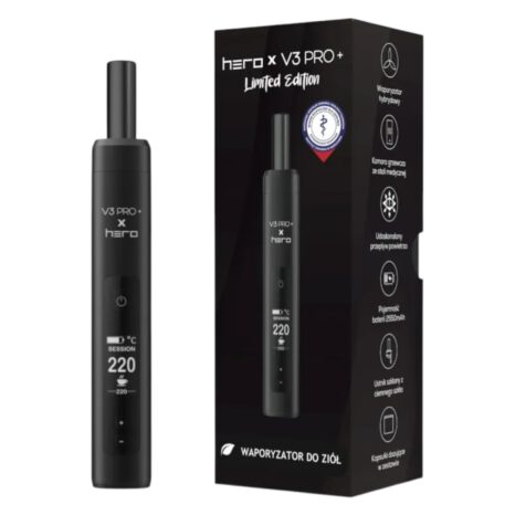 X-Max V3 PRO+ X HERO black - waporyzator do suszu