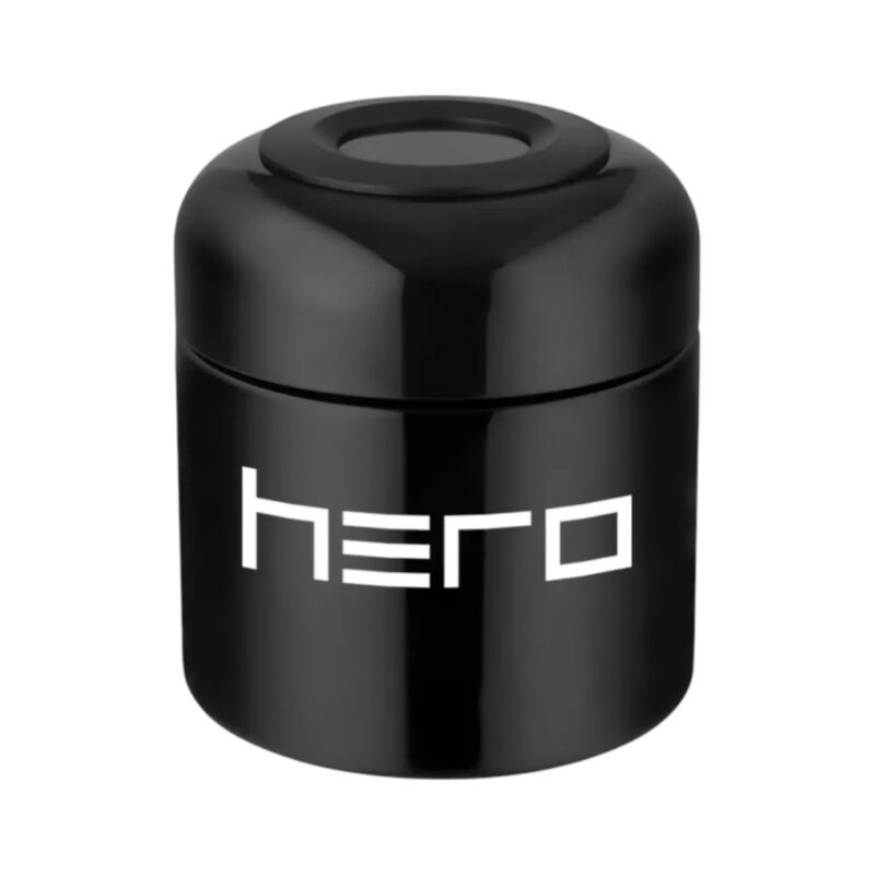 Szklany pojemnik bezzapachowy z higrometrem 100ml HERO Szklany pojemnik bezzapachowy z higrometrem 100ml HERO