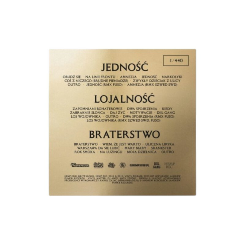 WINYL HEMP GRU TRYLOGIA JLB MU174 WINYL HEMP GRU TRYLOGIA JLB MU174