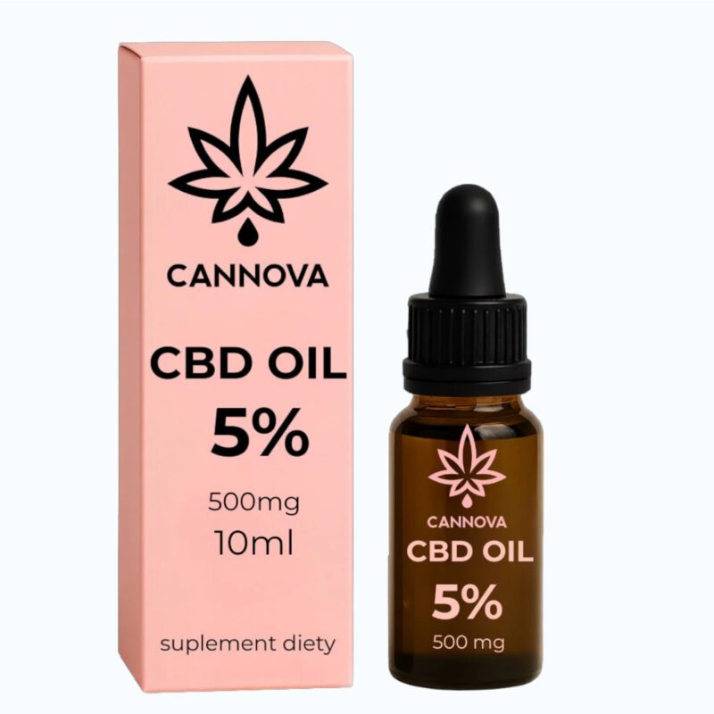 Olej KLI CBD Cannova Nautral Oil 5% 10ml Olej KLI CBD Cannova Nautral Oil 5% 10ml