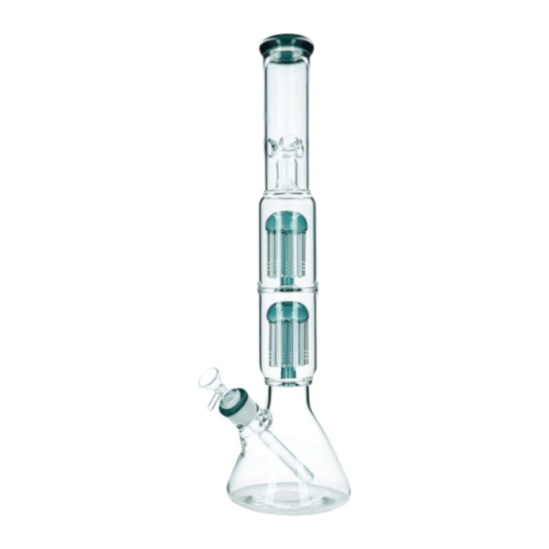 Bongo Szklane Double Shooter 47,5 cm / 7 mm / 18,8mm
