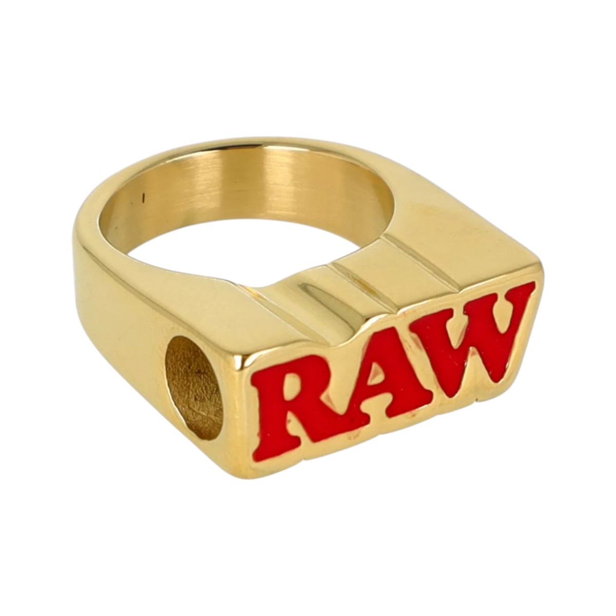 RAW Smokers Gold Ring - pierścień sygnet złoty RAW Smokers Gold Ring - pierścień sygnet złoty