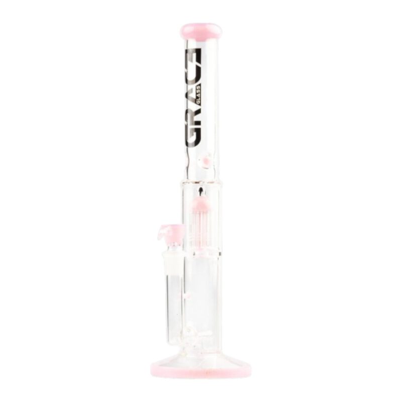 Bongo Szklane Grace Glass Limited Edition Pink Barrel 42 cm