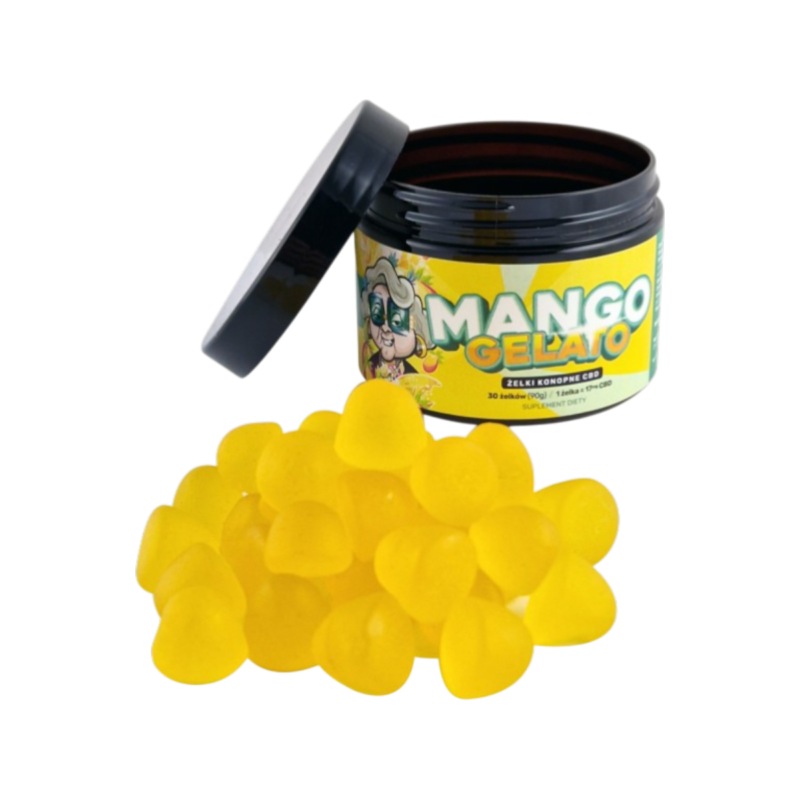 ŻELKI BABCIA MARYSIA MANGO GELATO 500mg ŻELKI BABCIA MARYSIA MANGO GELATO 500mg