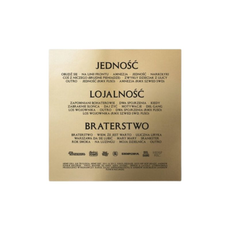 WINYL HEMP GRU TRYLOGIA JLB MU174 WINYL HEMP GRU TRYLOGIA JLB MU174