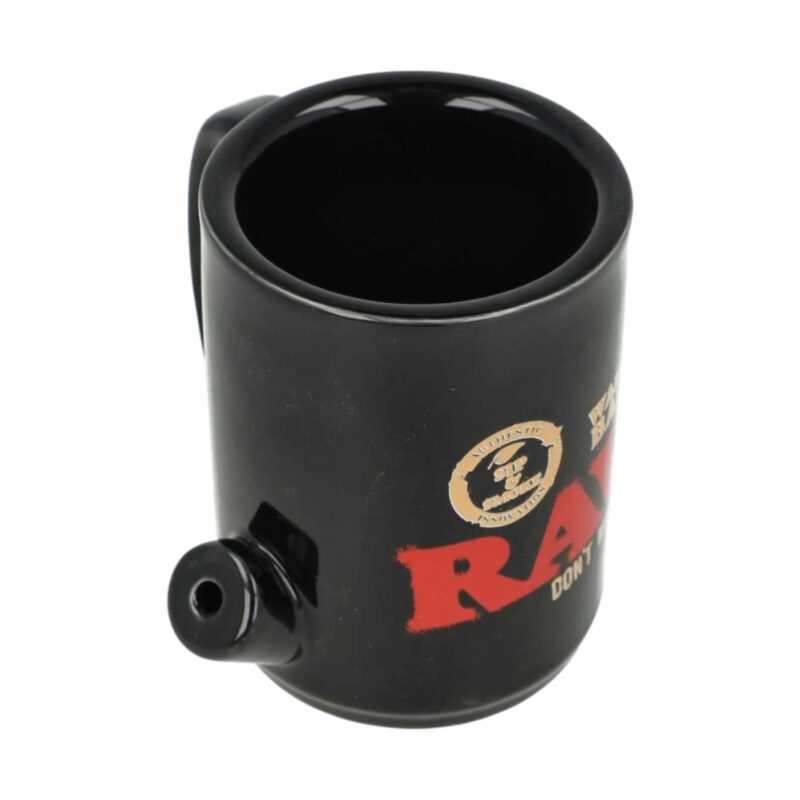 RAW Kubek Czarny Wake-up Bake-up z otworem na jointa RAW Kubek Czarny Wake-up Bake-up z otworem na jointa