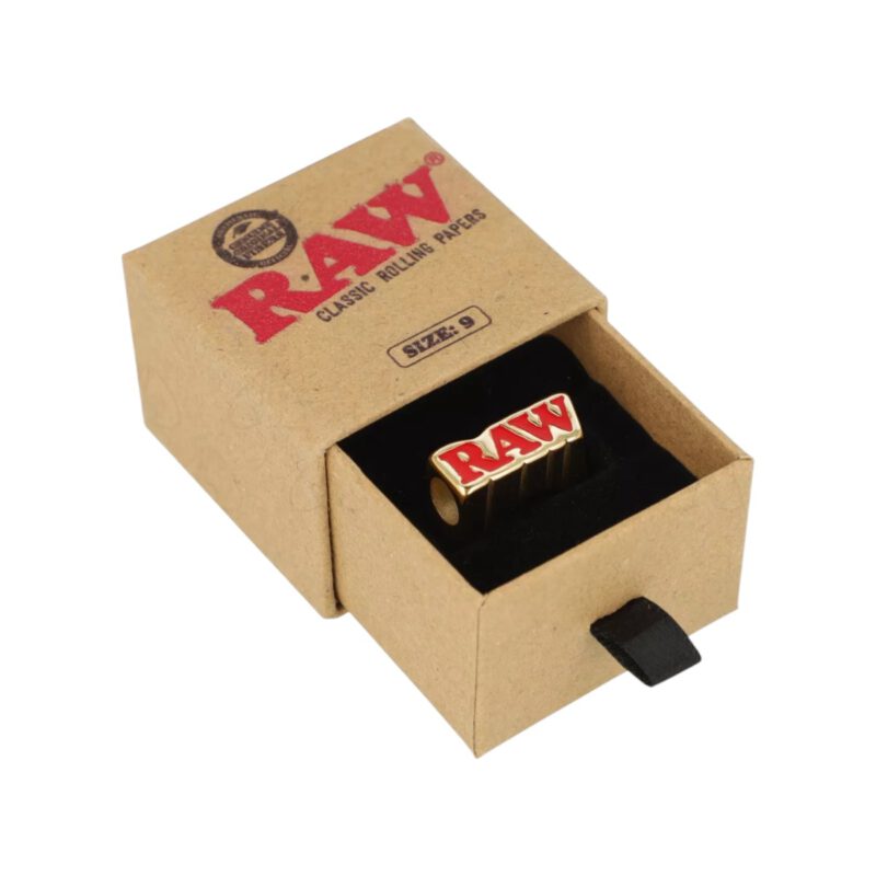 RAW Smokers Gold Ring - pierścień sygnet złoty RAW Smokers Gold Ring - pierścień sygnet złoty