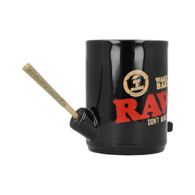RAW Kubek Czarny Wake-up Bake-up z otworem na jointa RAW Kubek Czarny Wake-up Bake-up z otworem na jointa