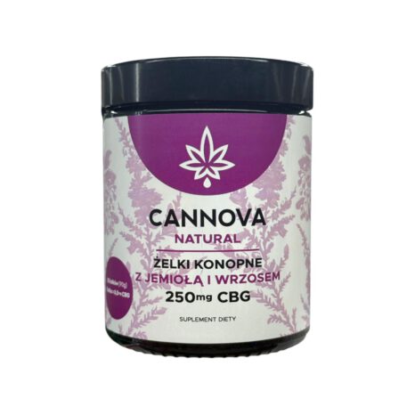 ŻELKI CANNOVA CBG+WRZOS I JEMIOŁA 250mg