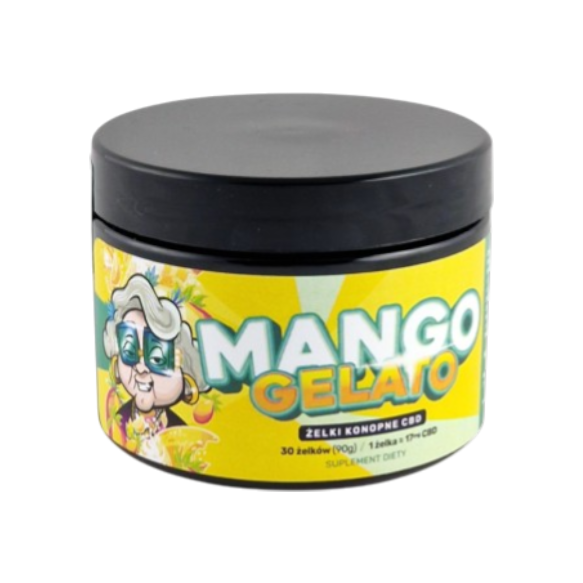 ŻELKI BABCIA MARYSIA MANGO GELATO 500mg ŻELKI BABCIA MARYSIA MANGO GELATO 500mg