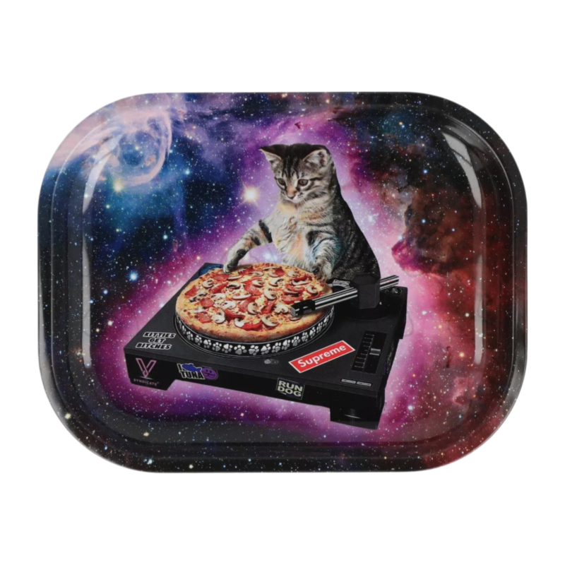 Tacka do jointów V-SYNDICATE Dj Cat 18 x 14 cm