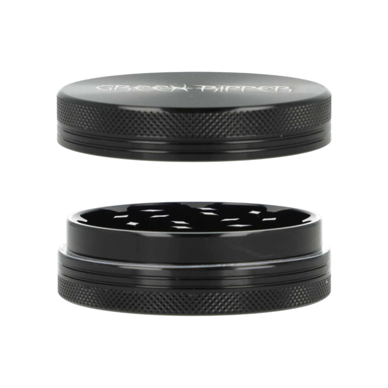 Green Ripper Grinder 2-częściowy Aluminiowy śr. 62 mm Czarny