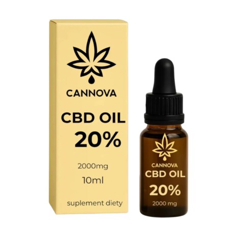 Olej KLI CBD CANNOVA NATURAL OIL 20% 10 ml