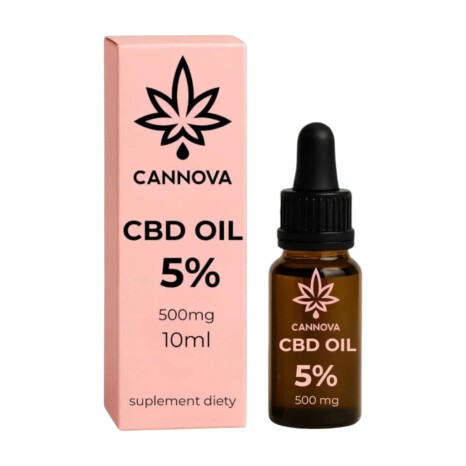 Olej KLI CBD Cannova Nautral Oil 5% 10ml