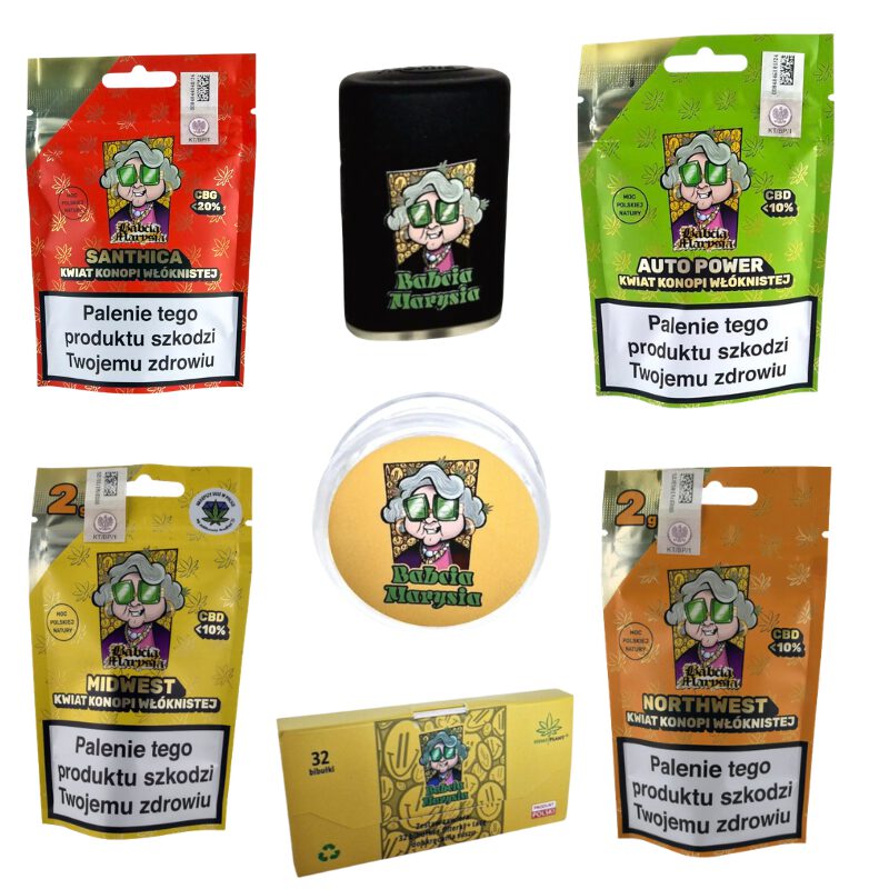 Zestaw 4x2g susz cbd