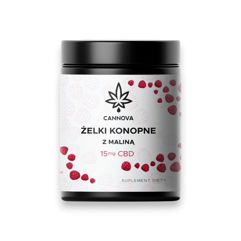 Żelki Cannova CBD 15mg + Malina Żelki Cannova CBD 15mg + Malina