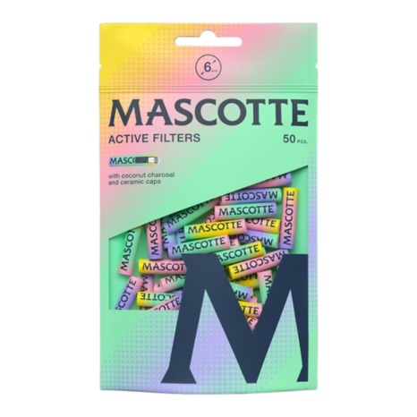Filtry aktywne Mascotte COLORS 6mm 50szt