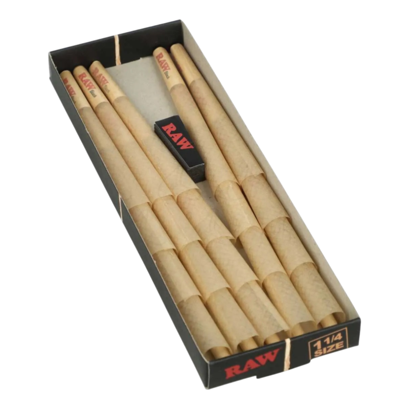 RAW Cone Black 11/4 20szt.