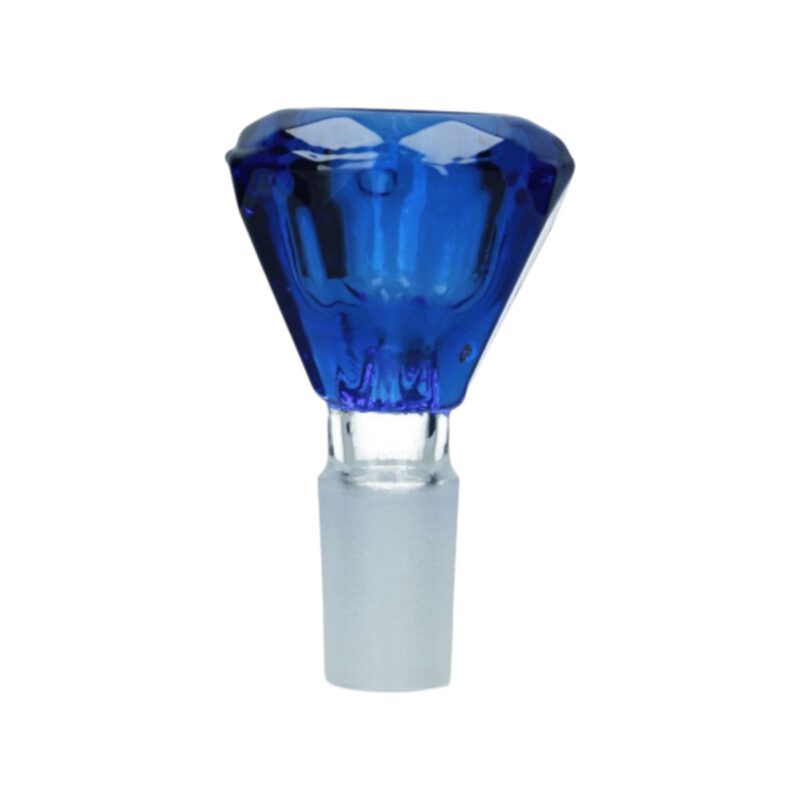 Cybuch szklany Diamond 14,5 mm niebieski