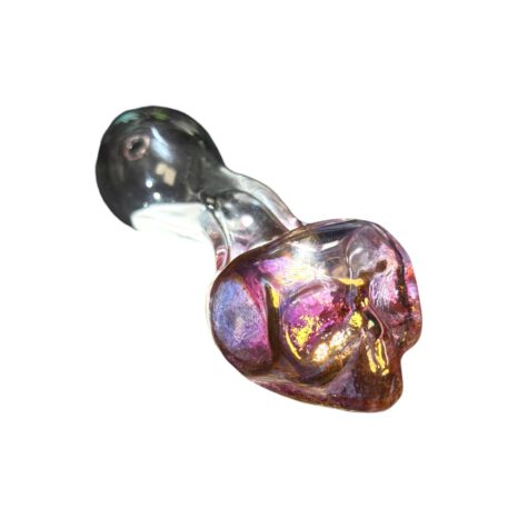 Lufka szklana zdobiona z turbo "Czacha" 10 cm