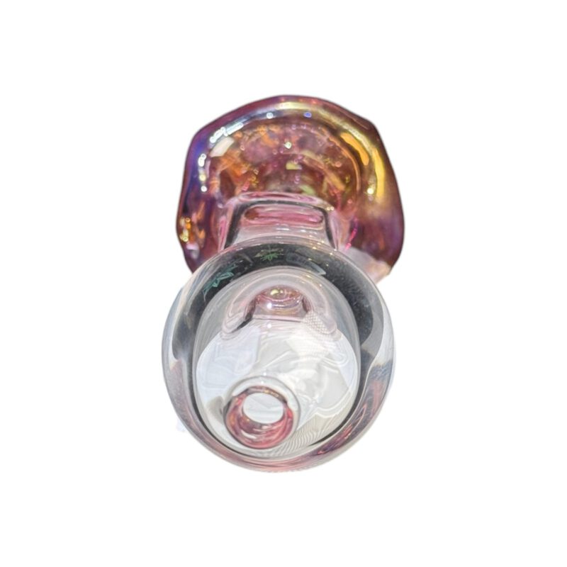 Lufka szklana zdobiona z turbo "Czacha" 10 cm