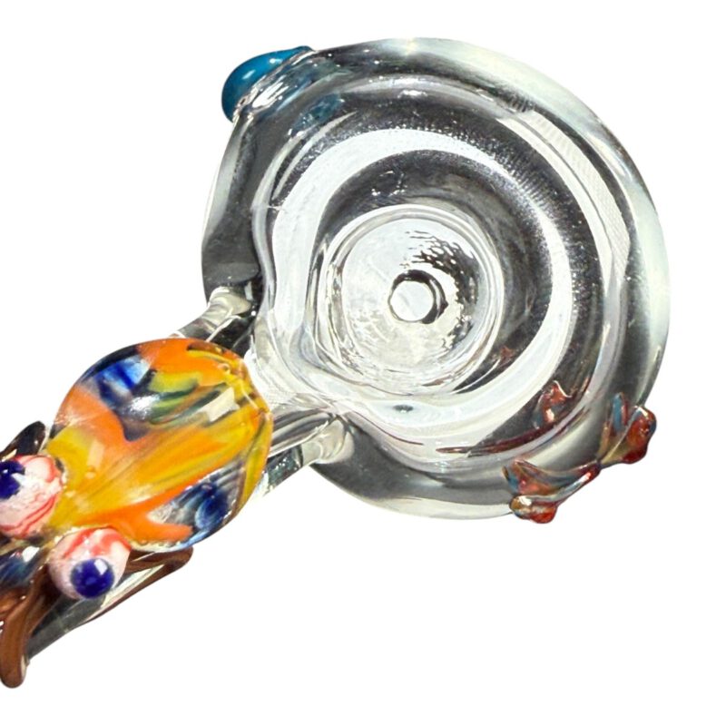 Lufka szklana artystyczna "Big Octo 3D" 9,5 cm